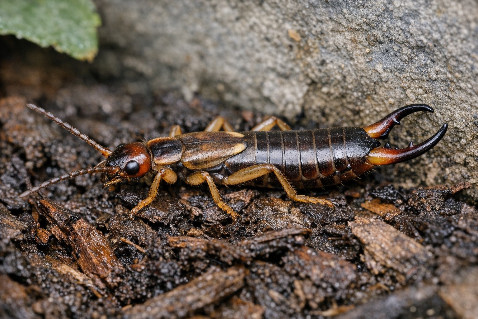 Earwigs — close-up